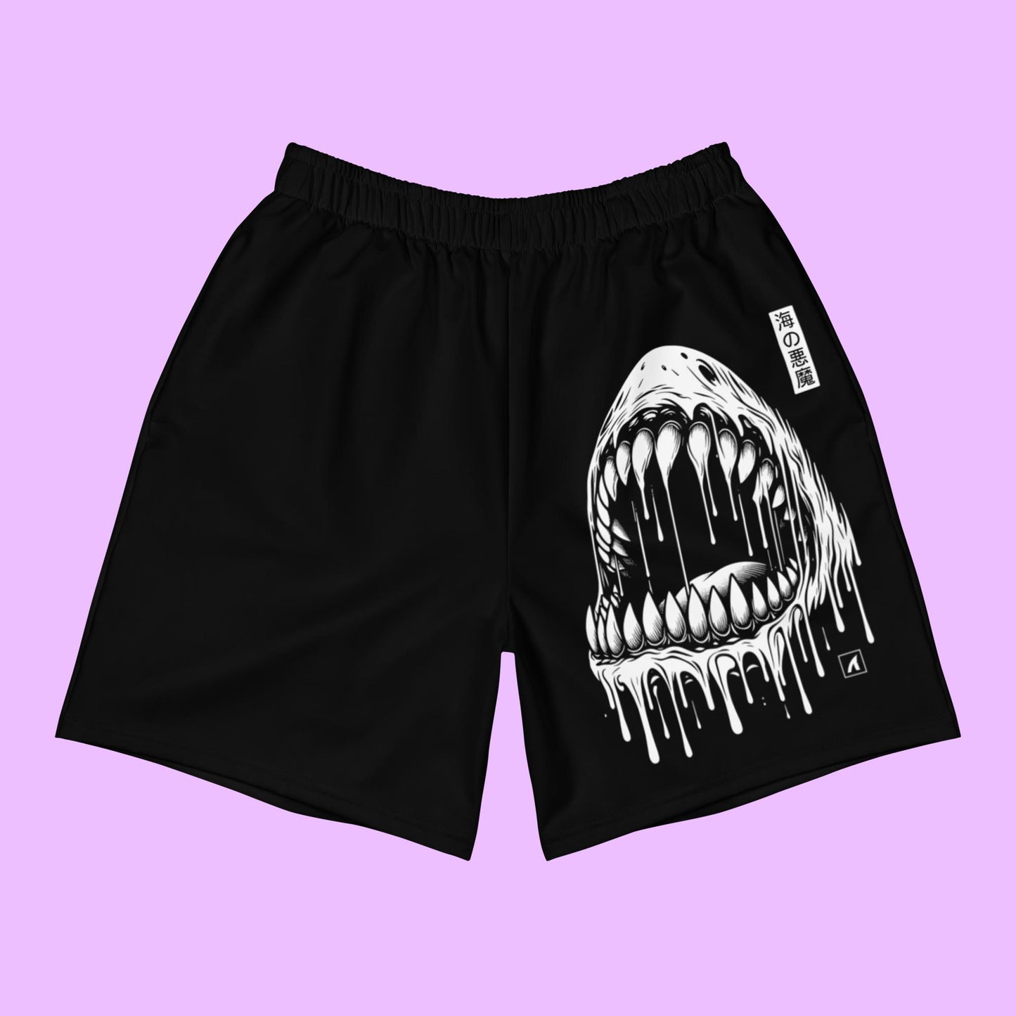 SEA DEMON ATHLETIC SHORTS - Premium Streetwear from APEX SURF CO | SHARKWEAR - Just $39! Shop now at APEX SURF CO | SHARKWEAR