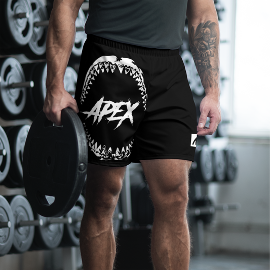SHARK ATTACK ATHLETIC SHORTS - BLACK - Premium Streetwear from APEX SURF CO | SHARKWEAR - Just $39! Shop now at APEX SURF CO | SHARKWEAR