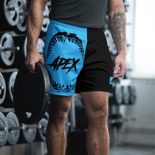 SHARK ATTACK ATHLETIC SHORTS - BLUE - Premium Streetwear from APEX SURF CO | SHARKWEAR - Just $39! Shop now at APEX SURF CO | SHARKWEAR