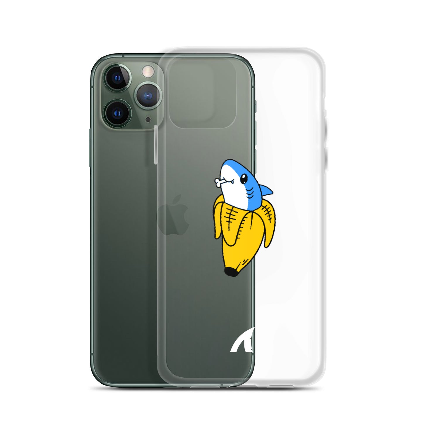 Banana Shark Clear Case for iPhone® - Premium Streetwear from APEX USA - Just $25! Shop now at APEX | Clothing Brand