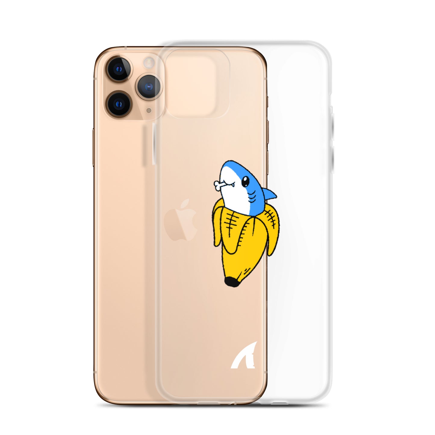 Banana Shark Clear Case for iPhone® - Premium Streetwear from APEX USA - Just $25! Shop now at APEX | Clothing Brand