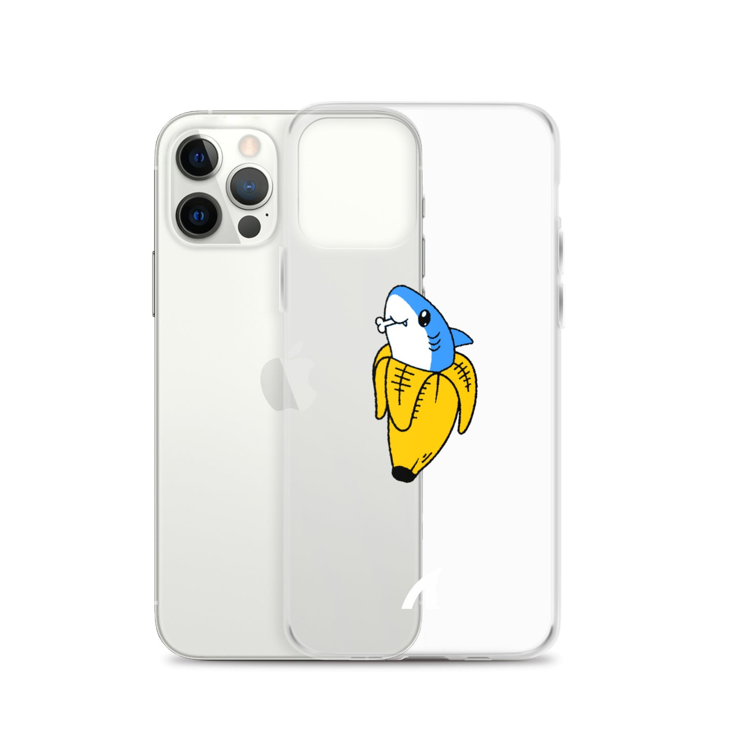 Banana Shark Clear Case for iPhone® - Premium Streetwear from APEX USA - Just $25! Shop now at APEX | Clothing Brand