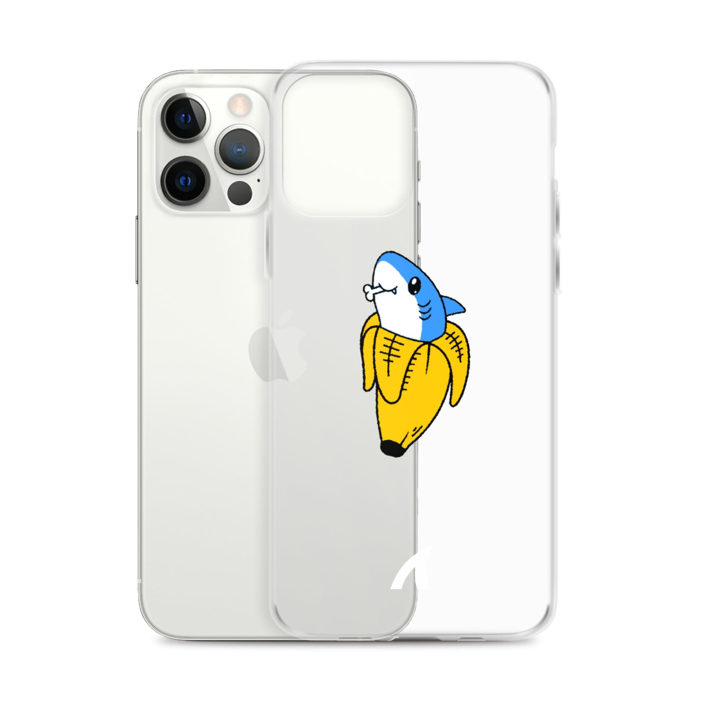 Banana Shark Clear Case for iPhone® - Premium Streetwear from APEX USA - Just $25! Shop now at APEX | Clothing Brand