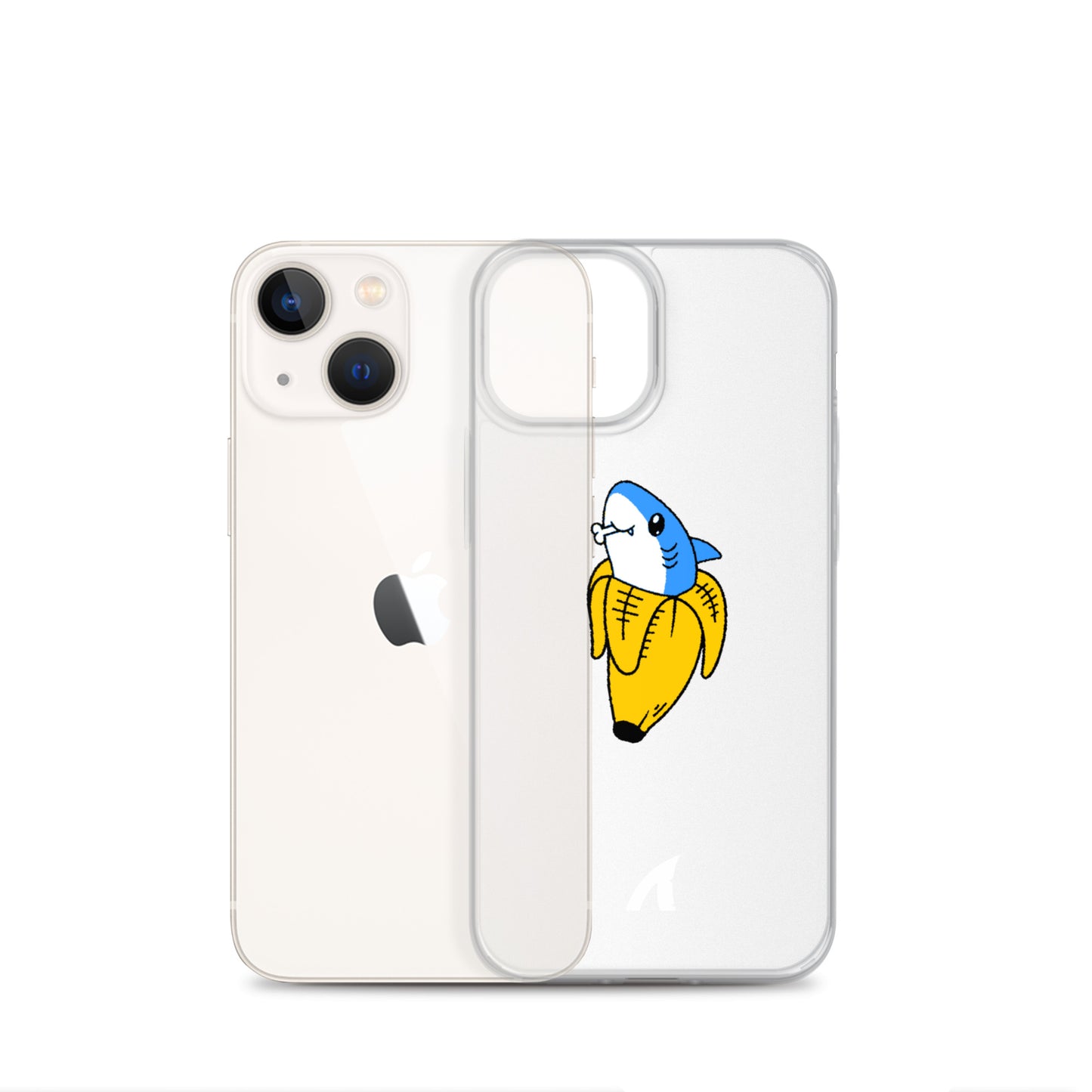 Banana Shark Clear Case for iPhone® - Premium Streetwear from APEX USA - Just $25! Shop now at APEX | Clothing Brand