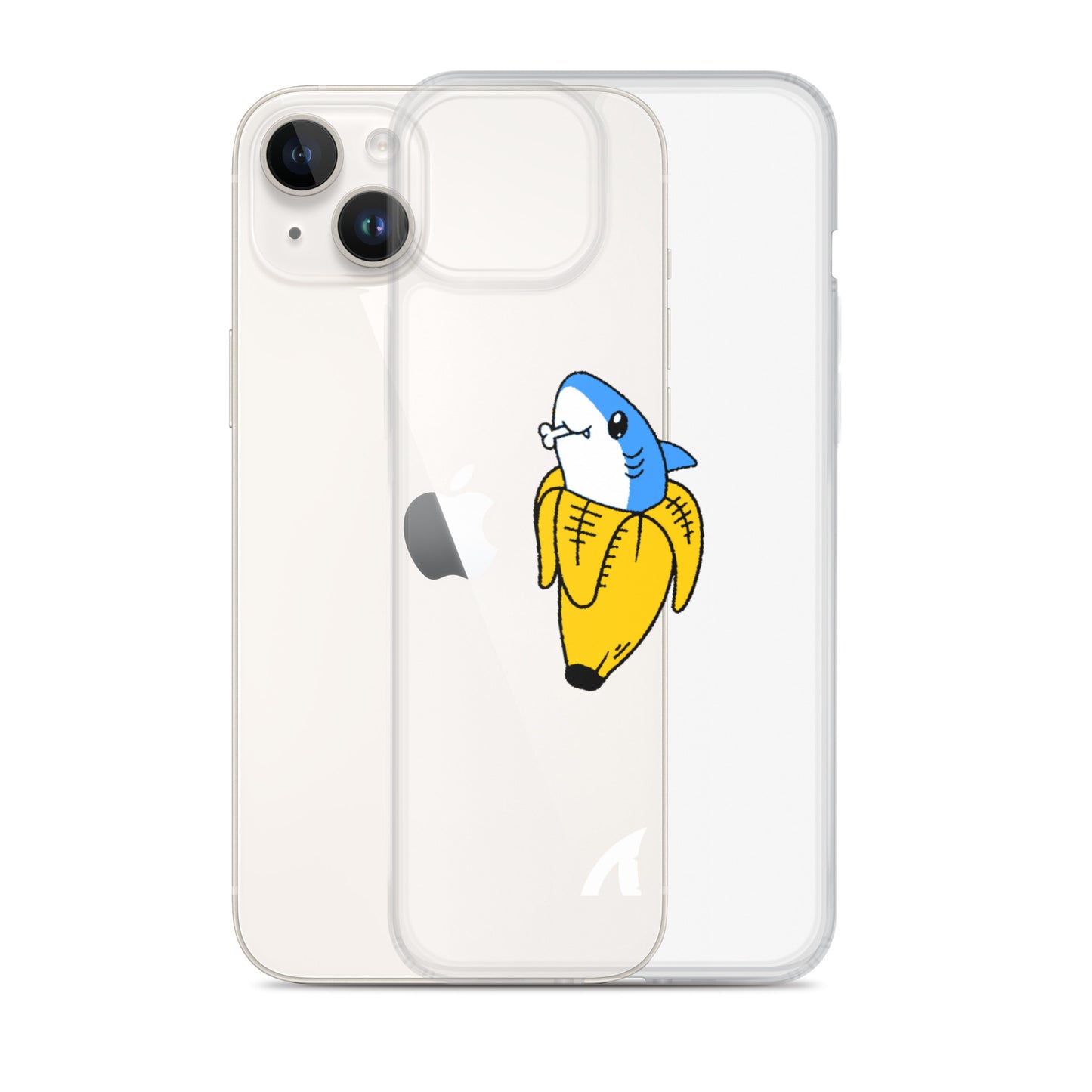 Banana Shark Clear Case for iPhone® - Premium Streetwear from APEX USA - Just $25! Shop now at APEX | Clothing Brand