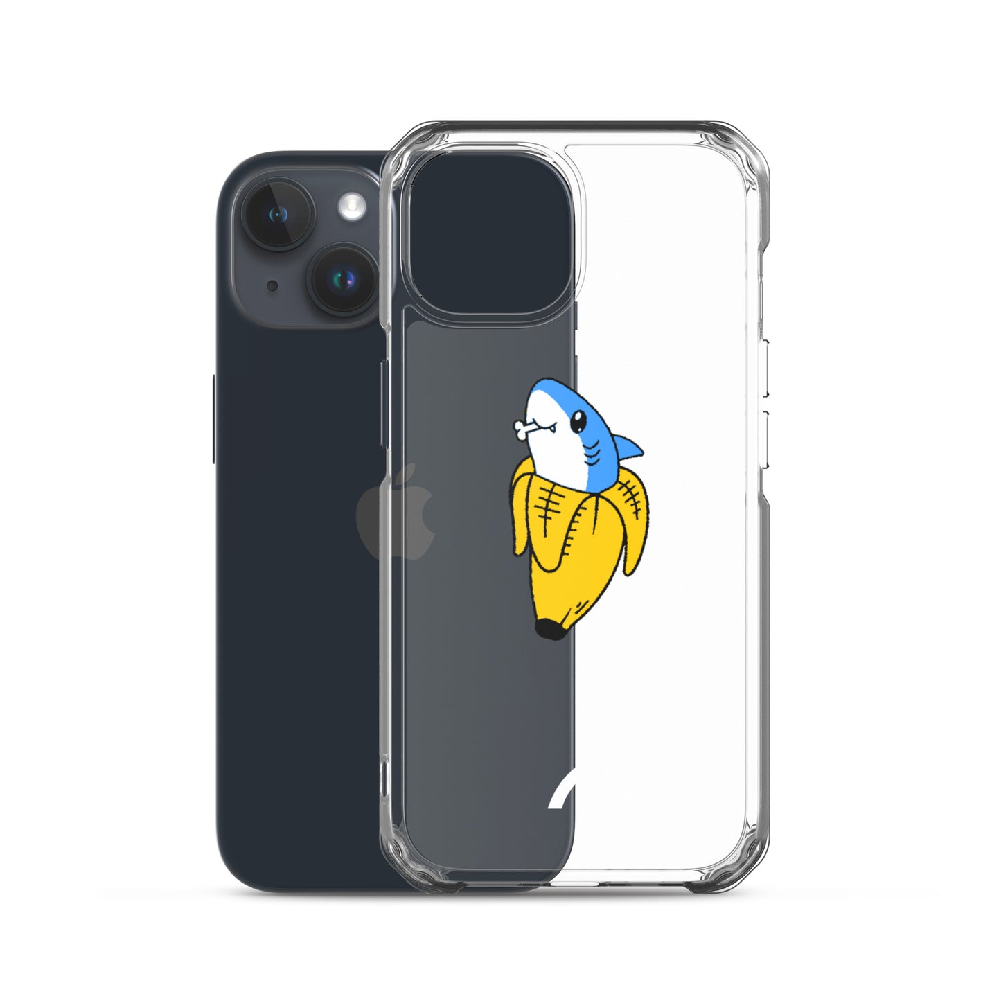 Banana Shark Clear Case for iPhone® - Premium Streetwear from APEX USA - Just $25! Shop now at APEX | Clothing Brand