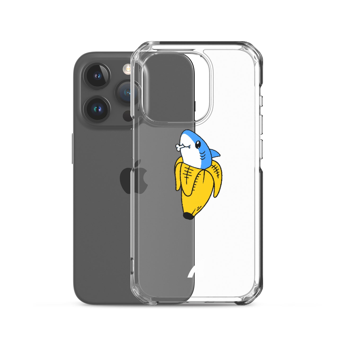 Banana Shark Clear Case for iPhone® - Premium Streetwear from APEX USA - Just $25! Shop now at APEX | Clothing Brand