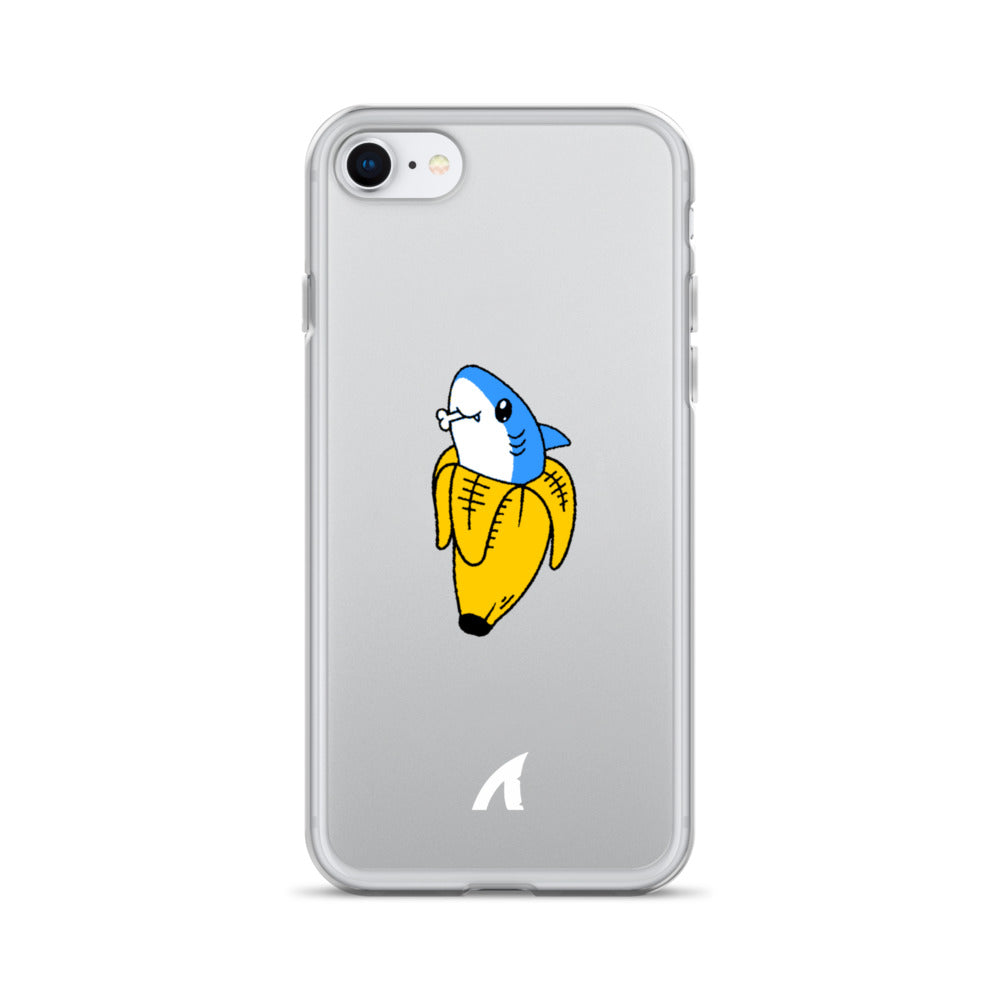 Banana Shark Clear Case for iPhone® - Premium Streetwear from APEX USA - Just $25! Shop now at APEX | Clothing Brand