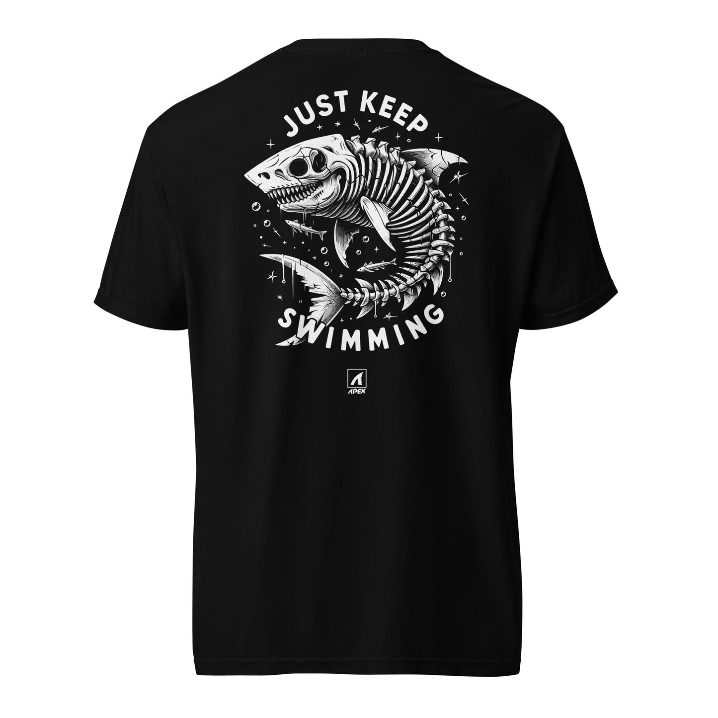 JUST KEEP SWIMMING - GRAPHIC TEE - Premium Streetwear from APEX | Streetwear - Just $36! Shop now at APEX | Streetwear