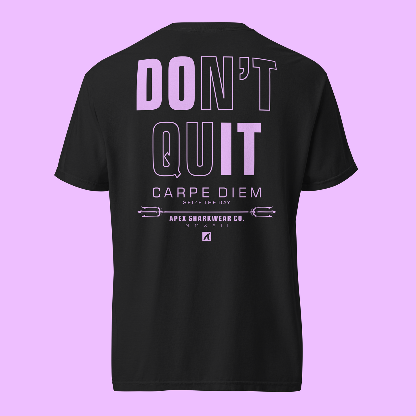 DON'T QUIT / DO IT - BLACK - Premium Streetwear from APEX | Sharkwear - Just $36! Shop now at APEX SURF CO | SHARKWEAR