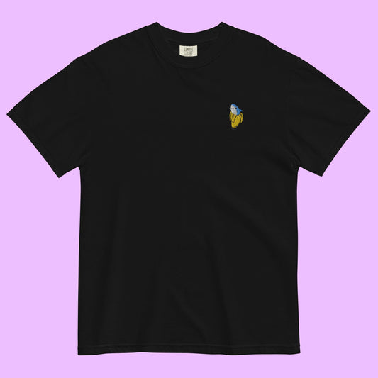 BANANA SHARK - Embroidered Tee - Premium Streetwear from APEX | Streetwear - Just $30! Shop now at APEX | Streetwear