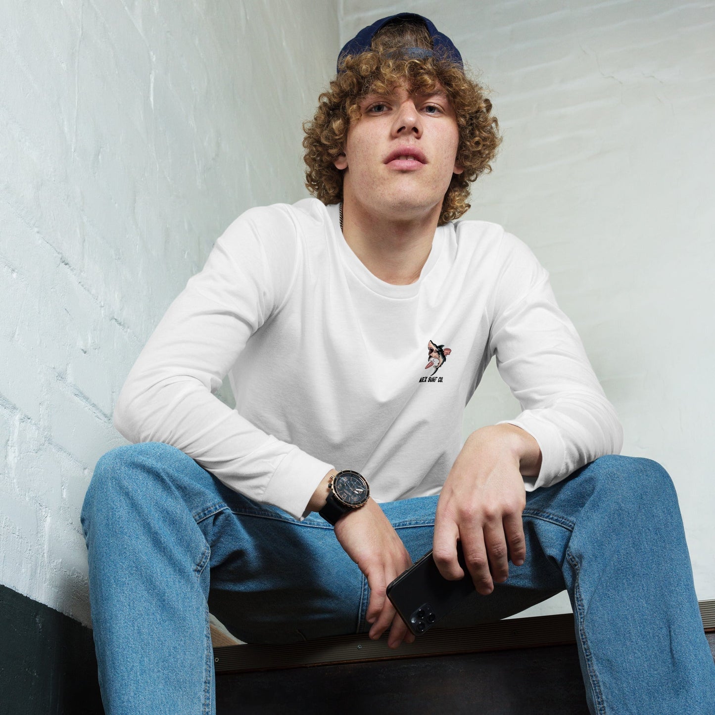 MAKE OR BREAK Long Sleeve - White - Premium Streetwear from APEX USA - Just $38! Shop now at APEX | Clothing Brand