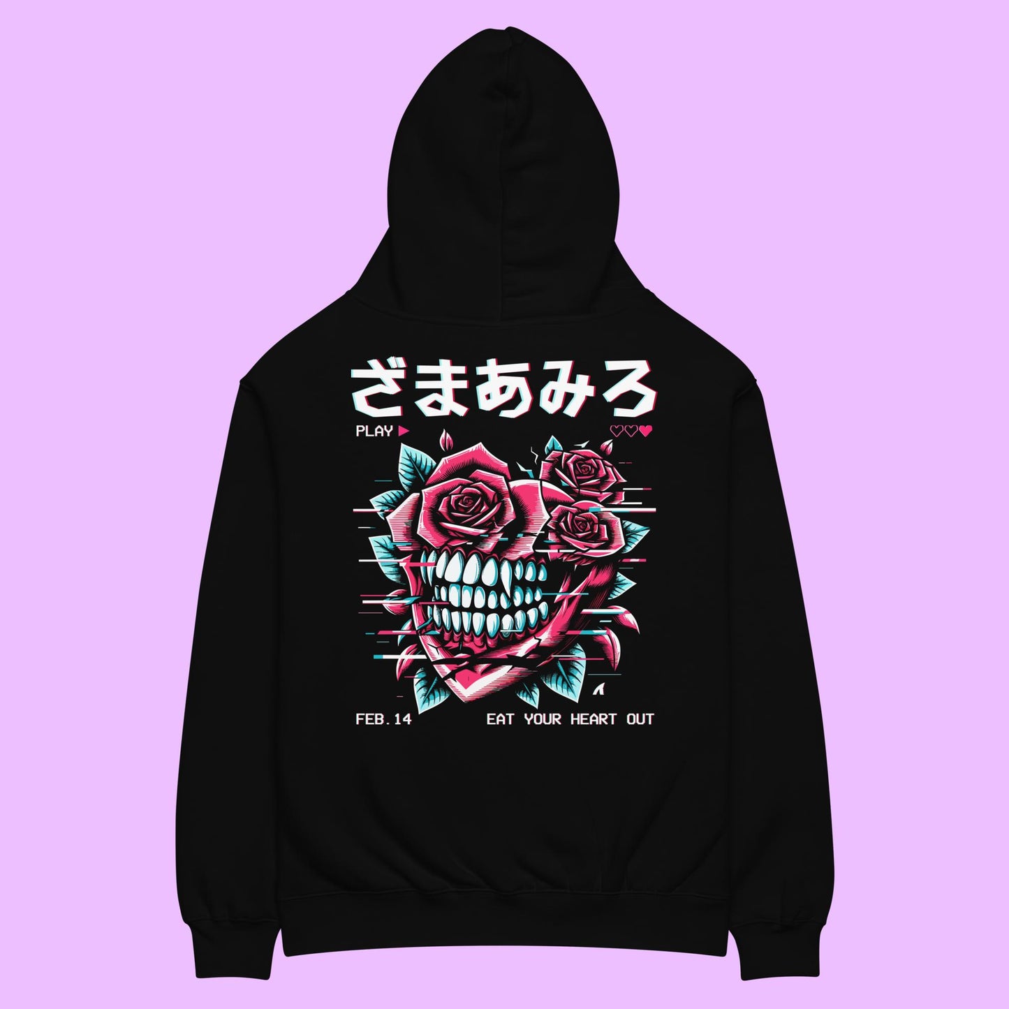 EAT YOUR HEART OUT HOODIE - Premium Streetwear from APEX | Streetwear - Just $80! Shop now at Apex Surf Co.
