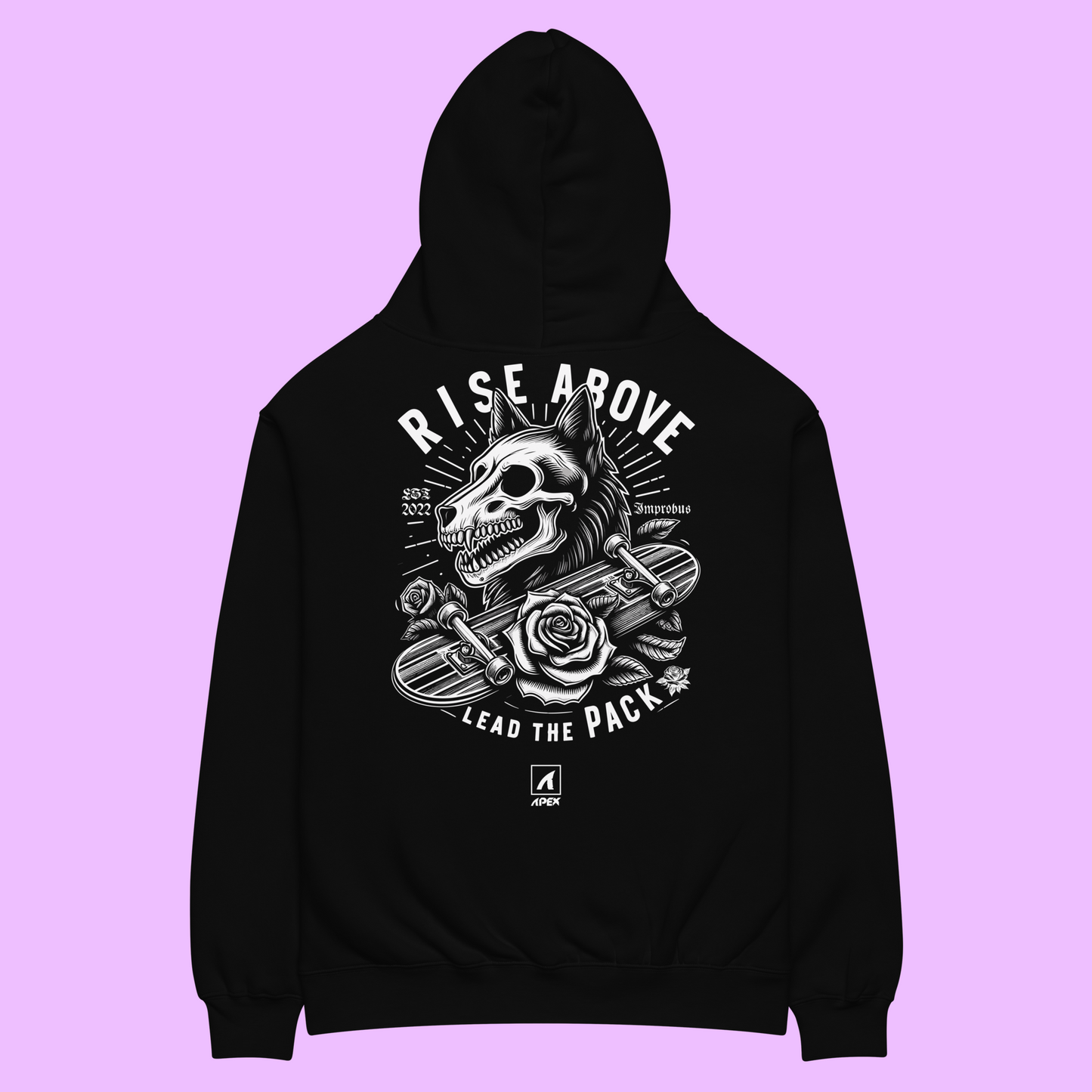 RISE ABOVE HOODIE - Premium Streetwear from APEX SURF CO | SHARKWEAR - Just $65! Shop now at APEX SURF CO | SHARKWEAR
