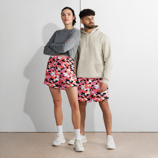 PINK CAMO SHORTS - APEX SURF CO | SHARKWEAR