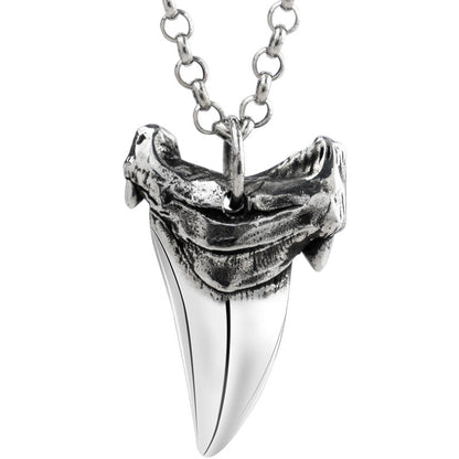 Shark Teeth Necklace - Sterling Silver - Premium Streetwear from APEX USA - Just $69! Shop now at APEX | Clothing Brand