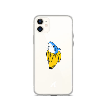 Banana Shark Clear Case for iPhone® - Premium Streetwear from APEX USA - Just $25! Shop now at APEX | Clothing Brand