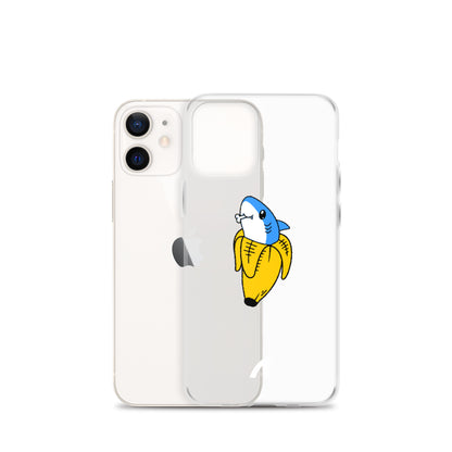 Banana Shark Clear Case for iPhone® - Premium Streetwear from APEX USA - Just $25! Shop now at APEX | Clothing Brand