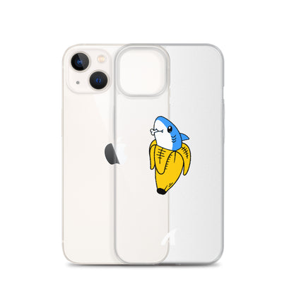 Banana Shark Clear Case for iPhone® - Premium Streetwear from APEX USA - Just $25! Shop now at APEX | Clothing Brand
