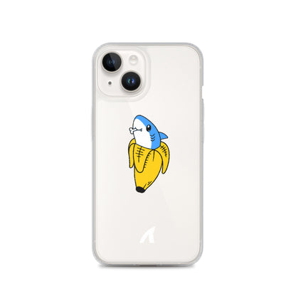 Banana Shark Clear Case for iPhone® - Premium Streetwear from APEX USA - Just $25! Shop now at APEX | Clothing Brand