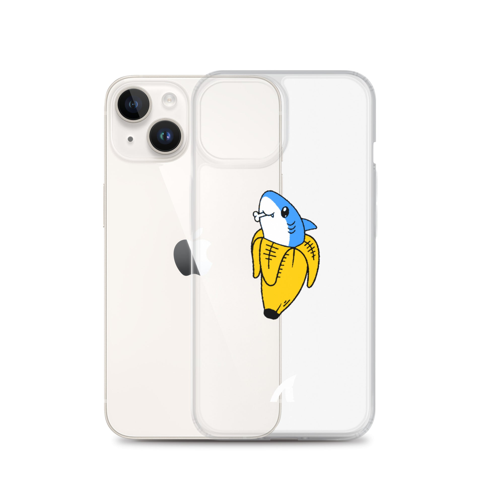 Banana Shark Clear Case for iPhone® - Premium Streetwear from APEX USA - Just $25! Shop now at APEX | Clothing Brand