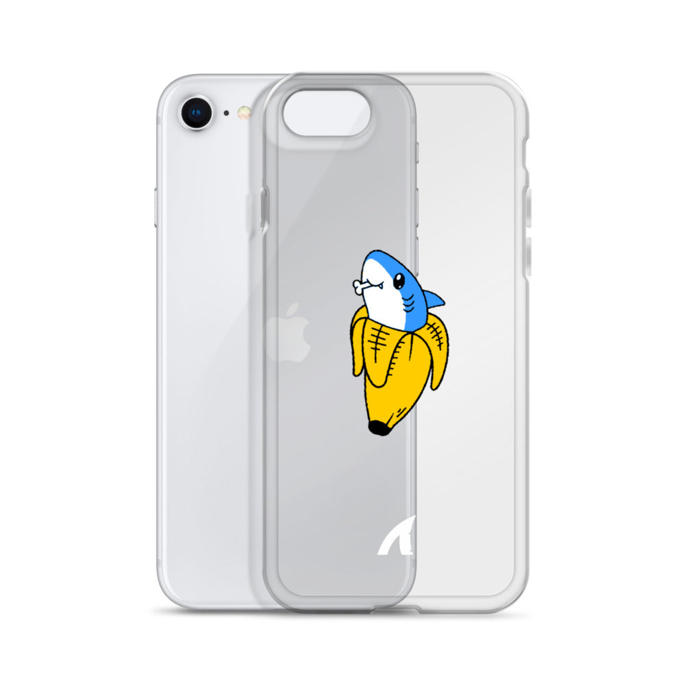 Banana Shark Clear Case for iPhone® - Premium Streetwear from APEX USA - Just $25! Shop now at APEX | Clothing Brand