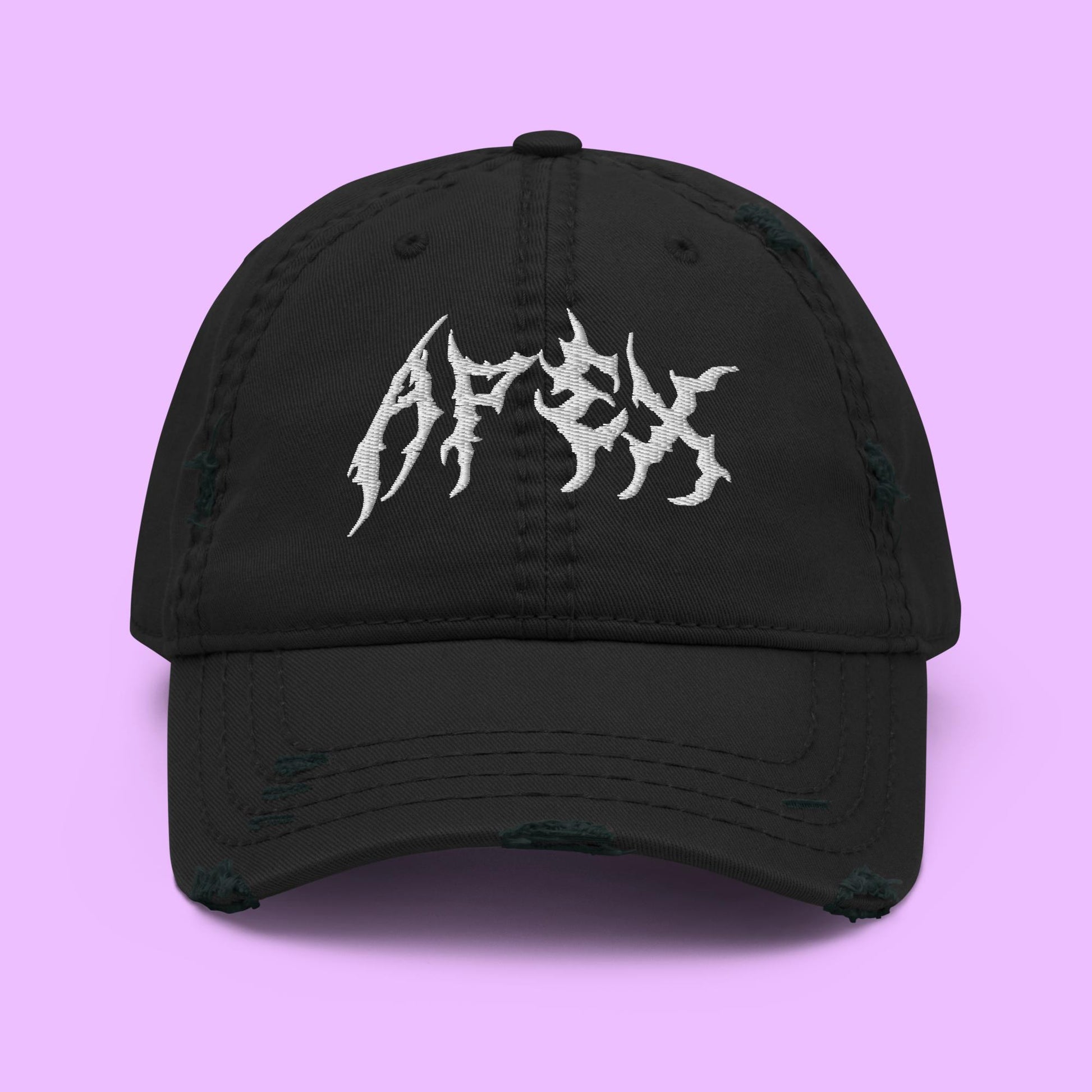APEX DYSTOPIA DAD HAT - WHITE - Premium Streetwear from APEX | Streetwear - Just $29! Shop now at APEX | Streetwear