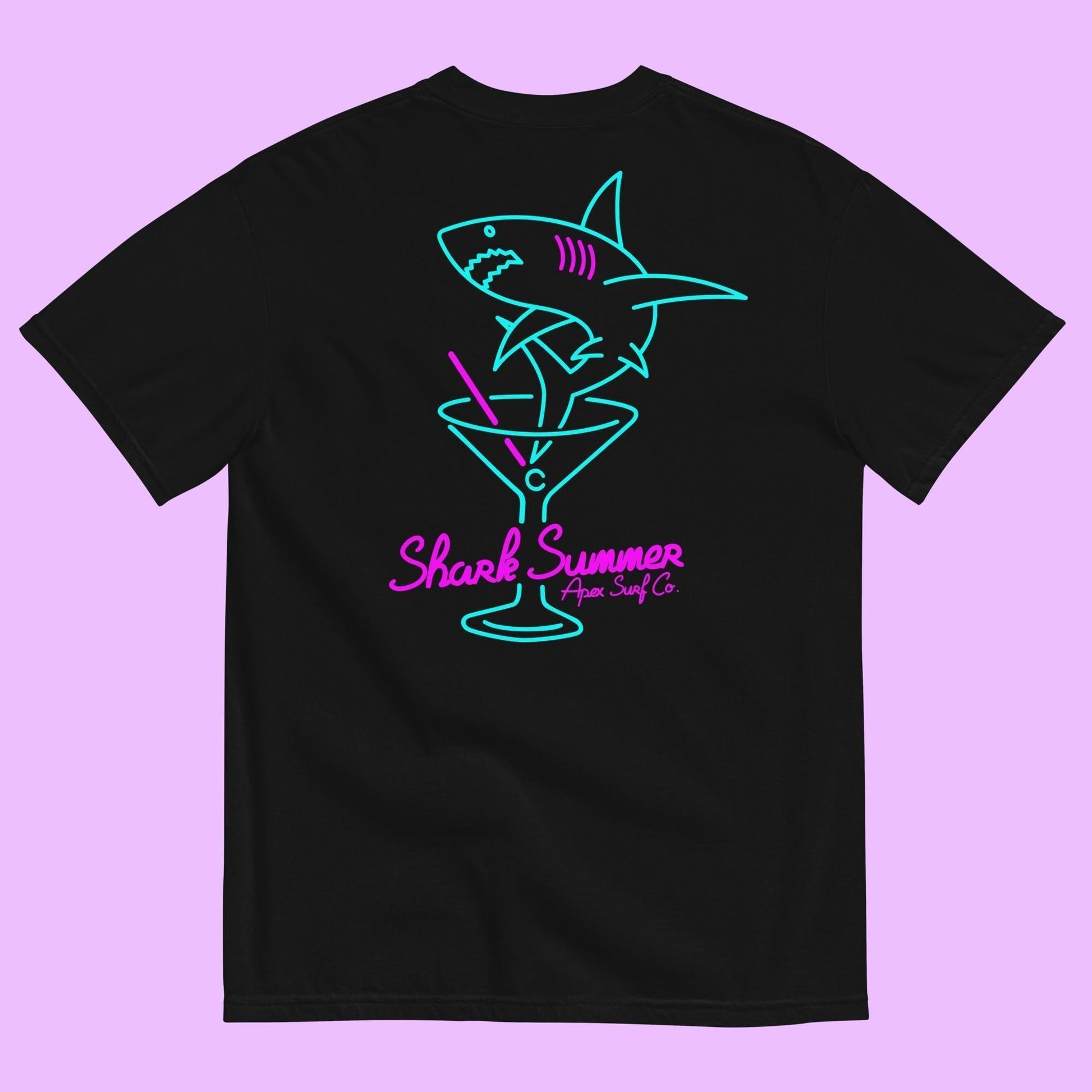 SHARK SUMMER - GRAPHIC TEE - Premium Streetwear from APEX | Streetwear - Just $36! Shop now at APEX | Streetwear