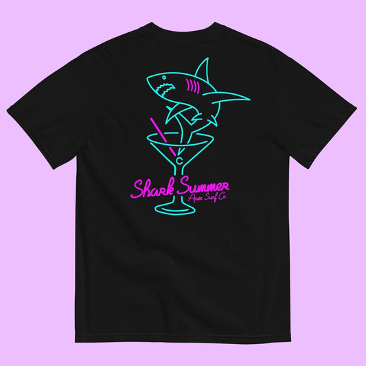 SHARK SUMMER - GRAPHIC TEE - Premium Streetwear from APEX | Streetwear - Just $36! Shop now at APEX | Streetwear