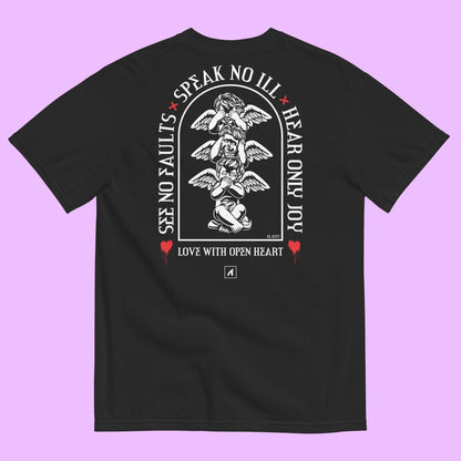 THREE WISE CUPIDS - GRAPHIC TEE (LIMITED) - Premium Streetwear from APEX | Streetwear - Just $36! Shop now at APEX | Streetwear