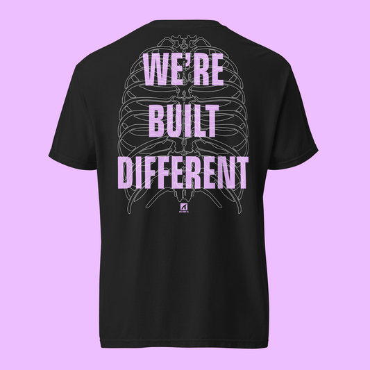 WE'RE BUILT DIFFERENT - BLACK - Premium Streetwear from APEX | Sharkwear - Just $36! Shop now at APEX SURF CO | SHARKWEAR