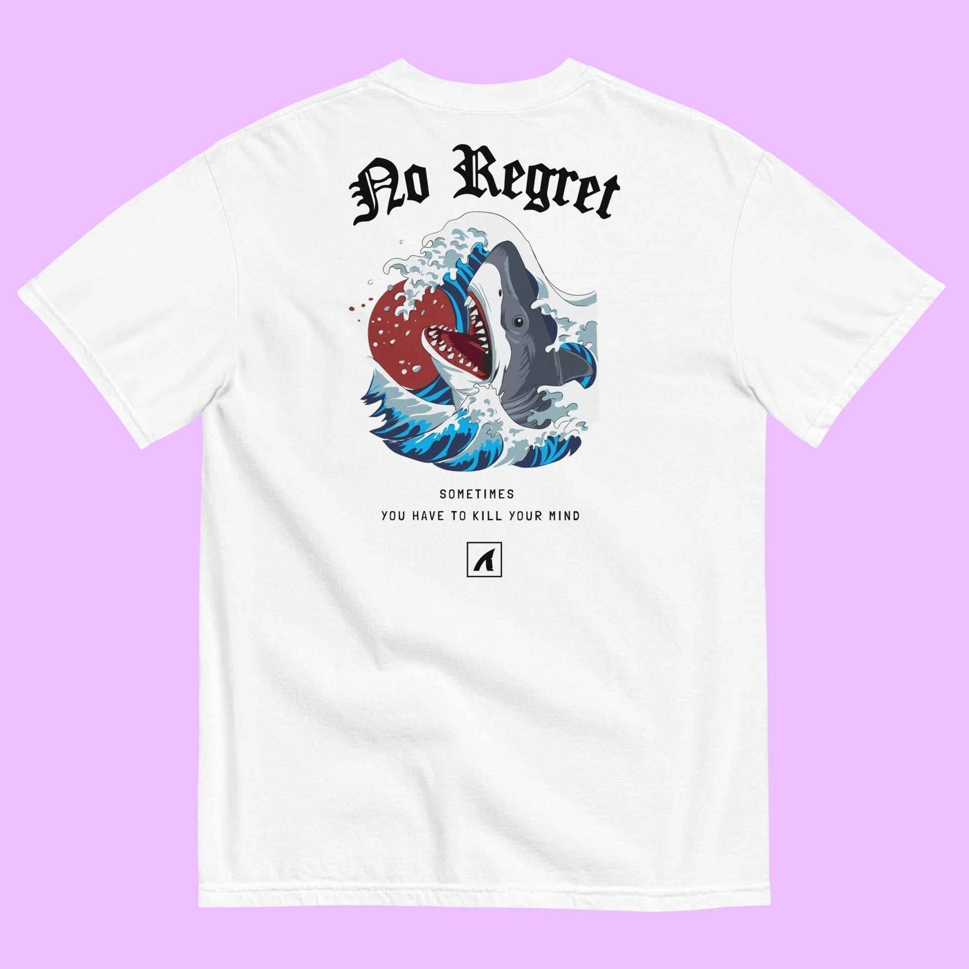 NO REGRET - WHITE - GRAPHIC TEE - Premium Streetwear from APEX | Streetwear - Just $36! Shop now at APEX | ASC