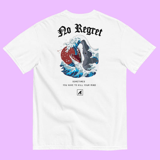 NO REGRET - WHITE - GRAPHIC TEE - Premium Streetwear from APEX | Streetwear - Just $36! Shop now at APEX | ASC