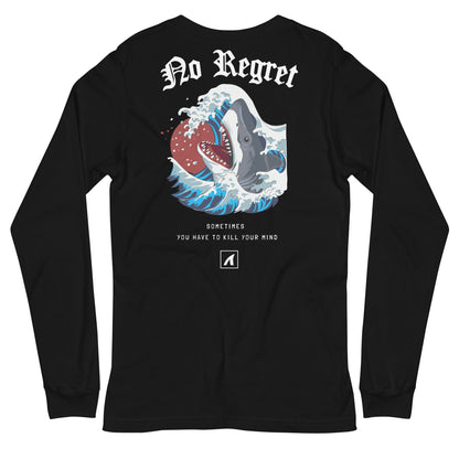 No Regret Long Sleeve - Black - Premium Streetwear from APEX USA - Just $38! Shop now at APEX | Clothing Brand