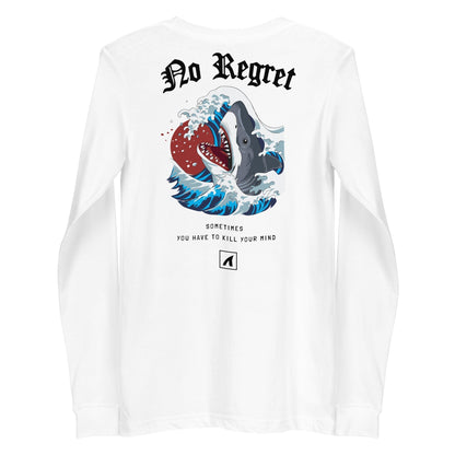 No Regret Long Sleeve - White - Premium Streetwear from APEX USA - Just $38! Shop now at APEX | Clothing Brand