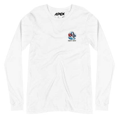 No Regret Long Sleeve - White - Premium Streetwear from APEX USA - Just $38! Shop now at APEX | Clothing Brand